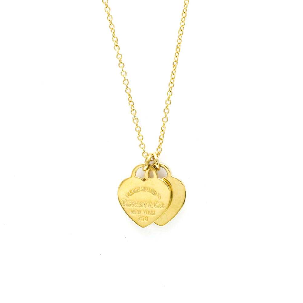 TIFFANY 18k Gold Heart Necklace